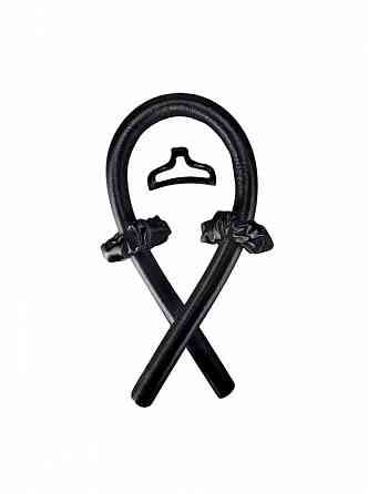 Атласні бігуді з заколкою для красивих локонів, чорні Вінниця