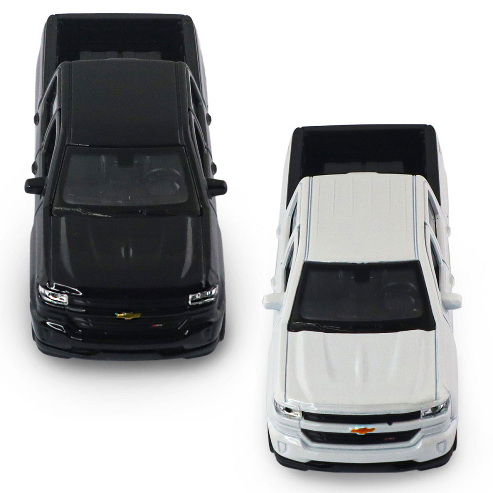 Автомодель - Chevrolet Silverado 2017 (перламутрово-білий, чорний) Дніпро - фото 14