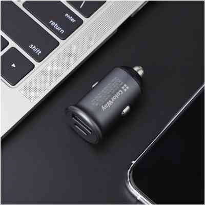 Зарядний пристрій ColorWay 2USB Car (Type-C PD20W + USB QC3.0 ) (38W) Gray (CW-CHA029PD-GR) Вінниця