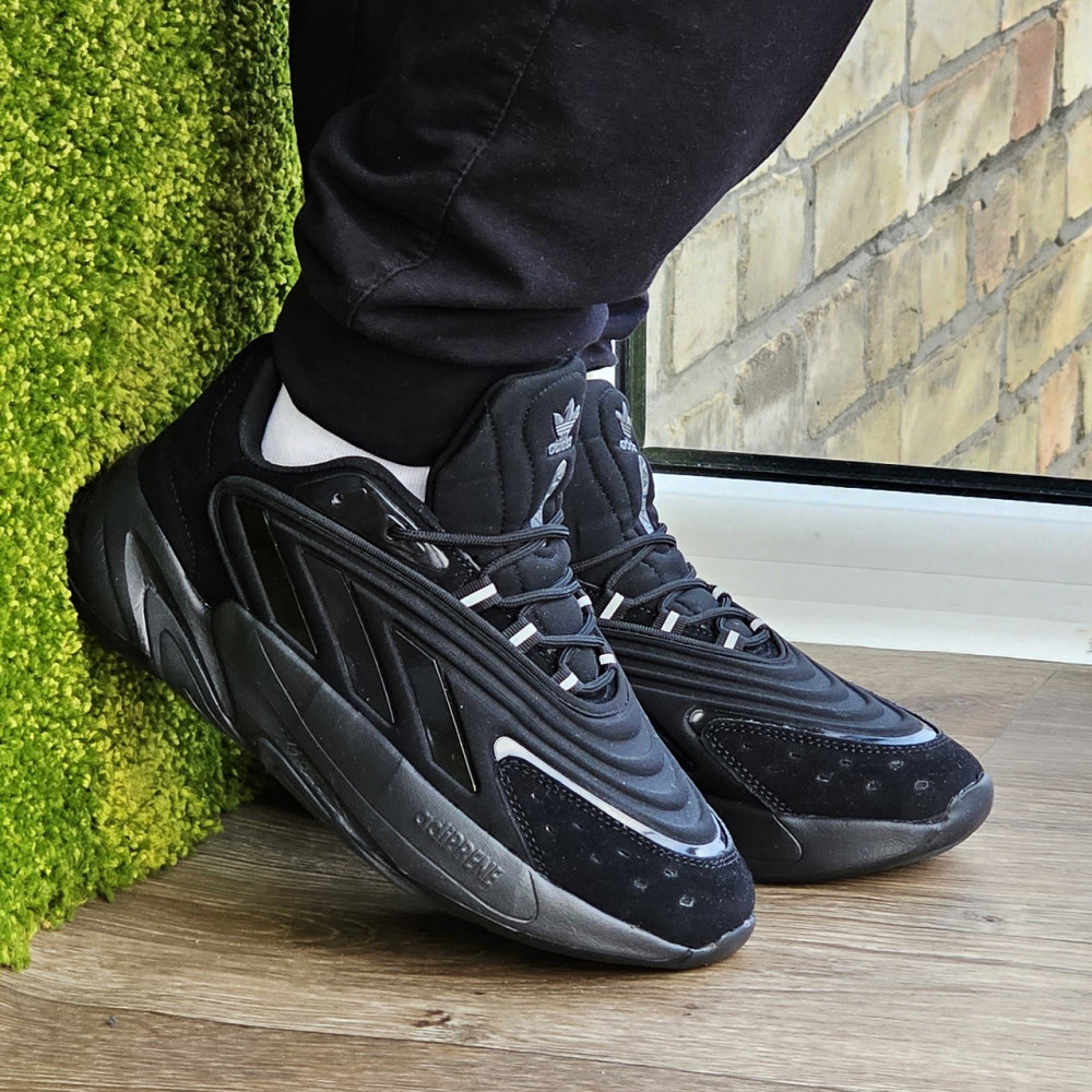 Кроссовки Мужские Adidas Ozelia Чёрные Адидас с Амортизацией Для Бега (размеры: 41,42,43,44,45) - 37-4 Днепр - изображение 4