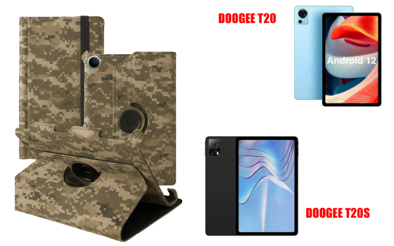 Чехол Spinner360 для планшета Doogee T20, цвет Klasika Хаки Киев