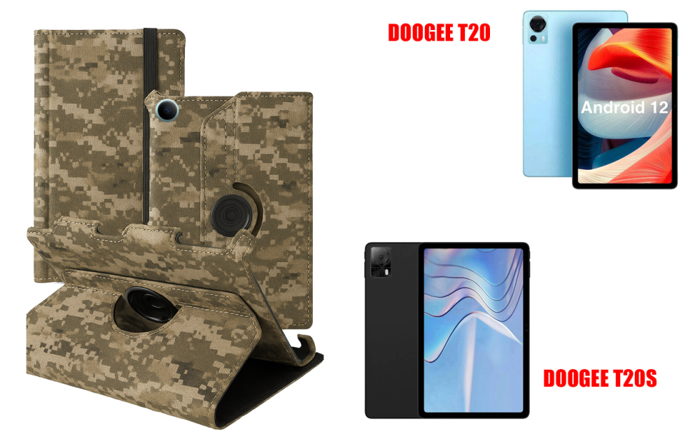 Чехол Spinner360 для планшета Doogee T20, цвет Klasika Хаки Киев - изображение 1
