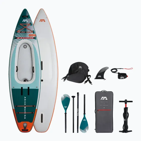 Гібридна SUP дошка-каяк Aqua Marina Cascade 11'2" (340х89х20см) BT-24CAP Київ