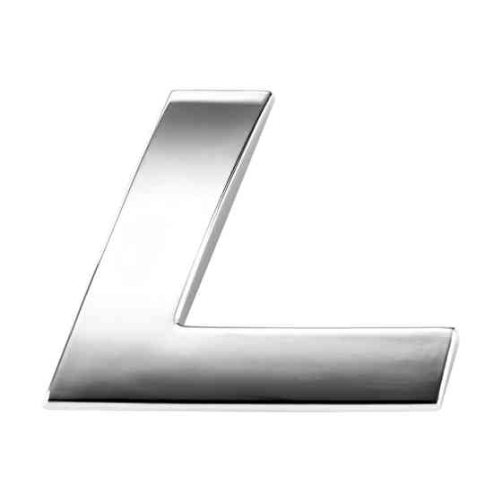 Наклейка 2 см Буква L Київ