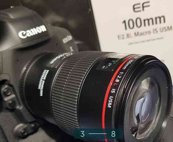 Объектив Canon EF 100mm. F/2.8L Macro IS USM. Киев