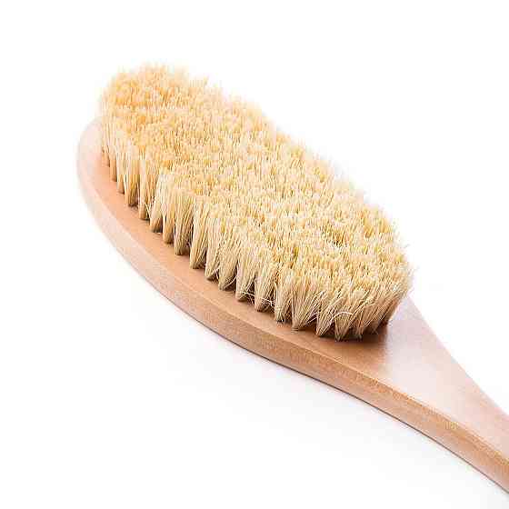 Щітка для сухого масажу сизалева Hillary + Скраб для тіла парфумований Perfumed Oil Scrub Flowers Hillary 200 г Київ