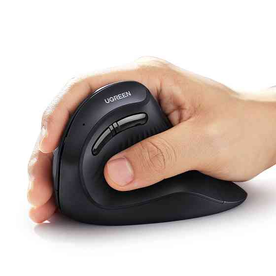 Маніпулятор миша бездротова UGREEN MU008 Multi-mode Vertical Mouse Black Одеса