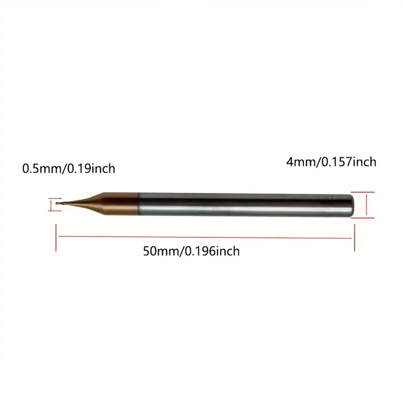 Фреза по металлу MZG 2x4x50мм твердосплавная Киев - изображение 6