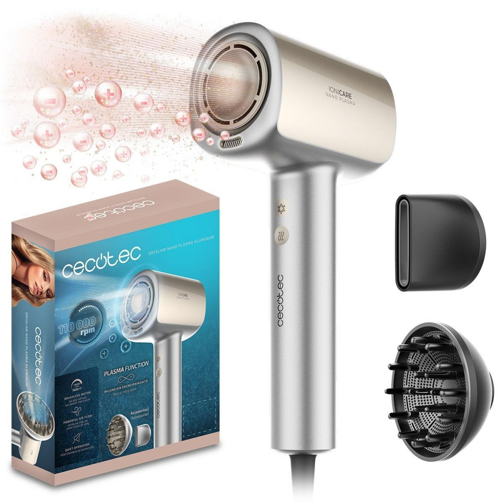 Фен Cecotec DryGlam Nano Plasma Aluminum (A01_EU01_101440) ( 16024 ) Харьков - изображение 8
