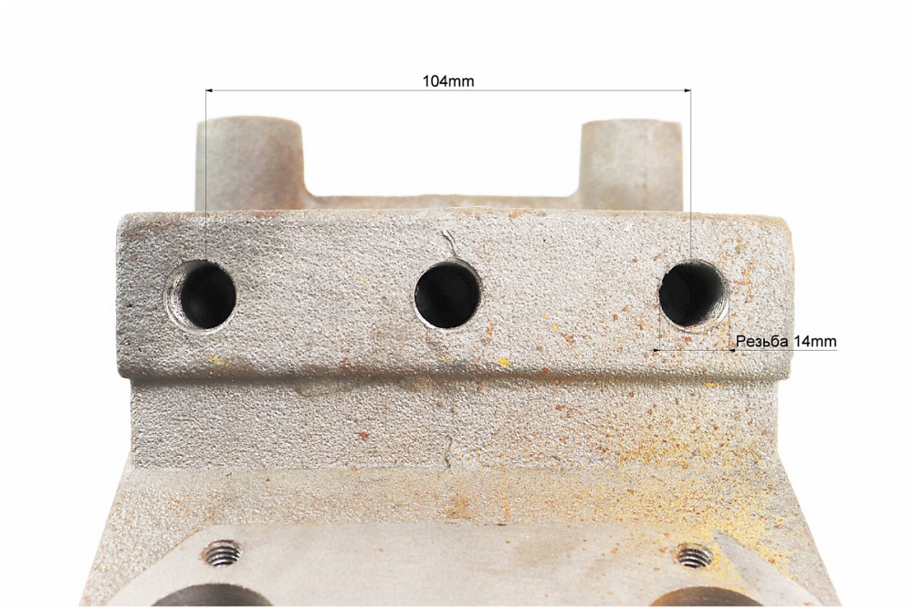 Корпус порожній, кріплення під 5 болтів М14, CROSSER S-180 Киев - изображение 5