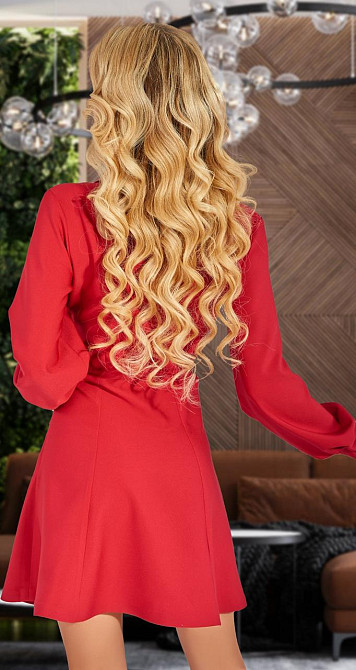 Червоне плаття на змійці Київ - фото 3