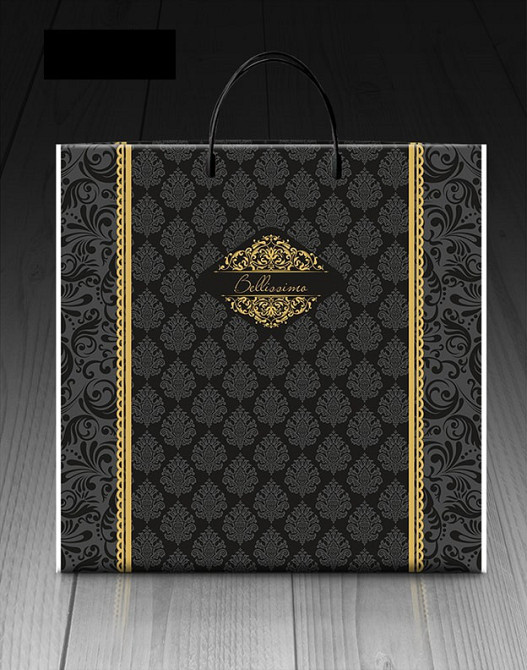 Пакет-сумка 40х45 з пластиковою ручкою  