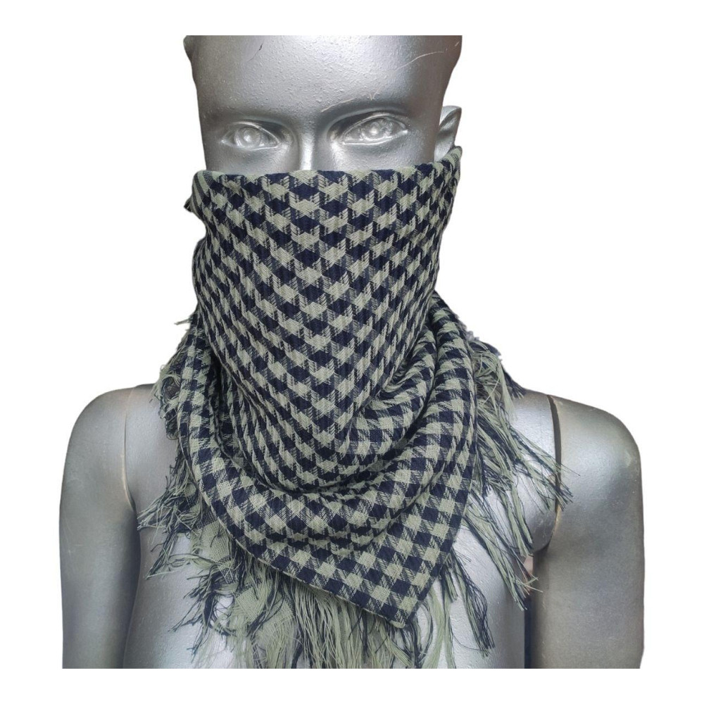 Платок арафатка 120×120 черно зеленый, тактический шарф Киев - изображение 1