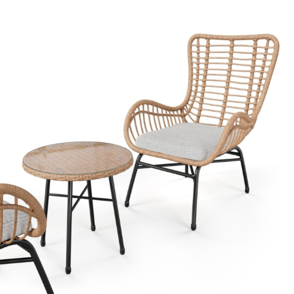 Набір садових меблів Di Volio Sorrento бежевий/світло-сірий Київ - фото 10