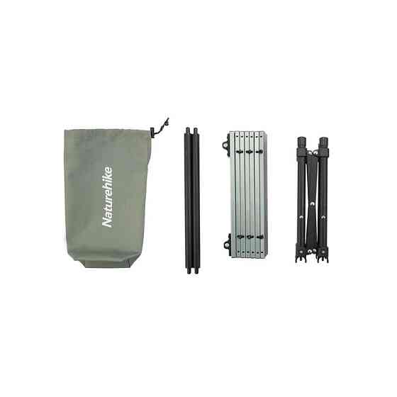 Розкладний стіл Naturehike CNH22JU050, алюміній, темно-зелений Киев