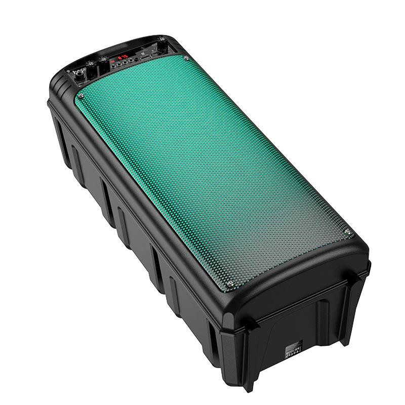 Bluetooth колонка портативна, караоке HOCO BS52, з мікрофоном і пультом ДК, чорна Винница - изображение 6