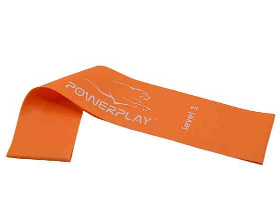 Резинка для фітнесу PowerPlay 4140 Level 1 Stretch Band (1-5 кг.) Помаранчева Каменское