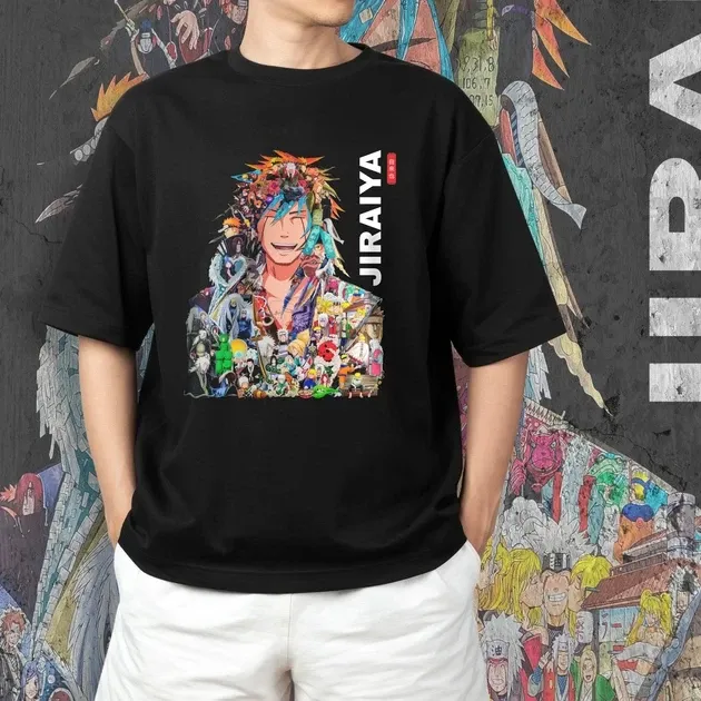 Футболка для подростка мальчика с принтом Наруто Джирайя Манга Размер 160 Anime10342 Днепр - изображение 3