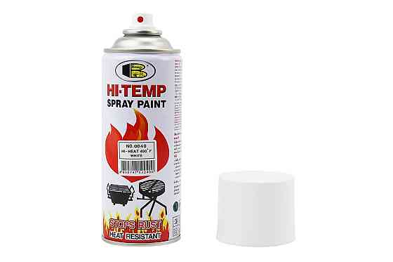 Фарба акрилова жаростійка 400°F, №0040 "БІЛИЙ", Аерозоль 400ml Киев