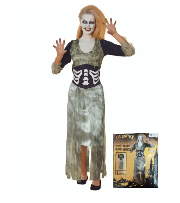 Плаття на Хеловін жіноче сіро-чорний L Київ - фото 3