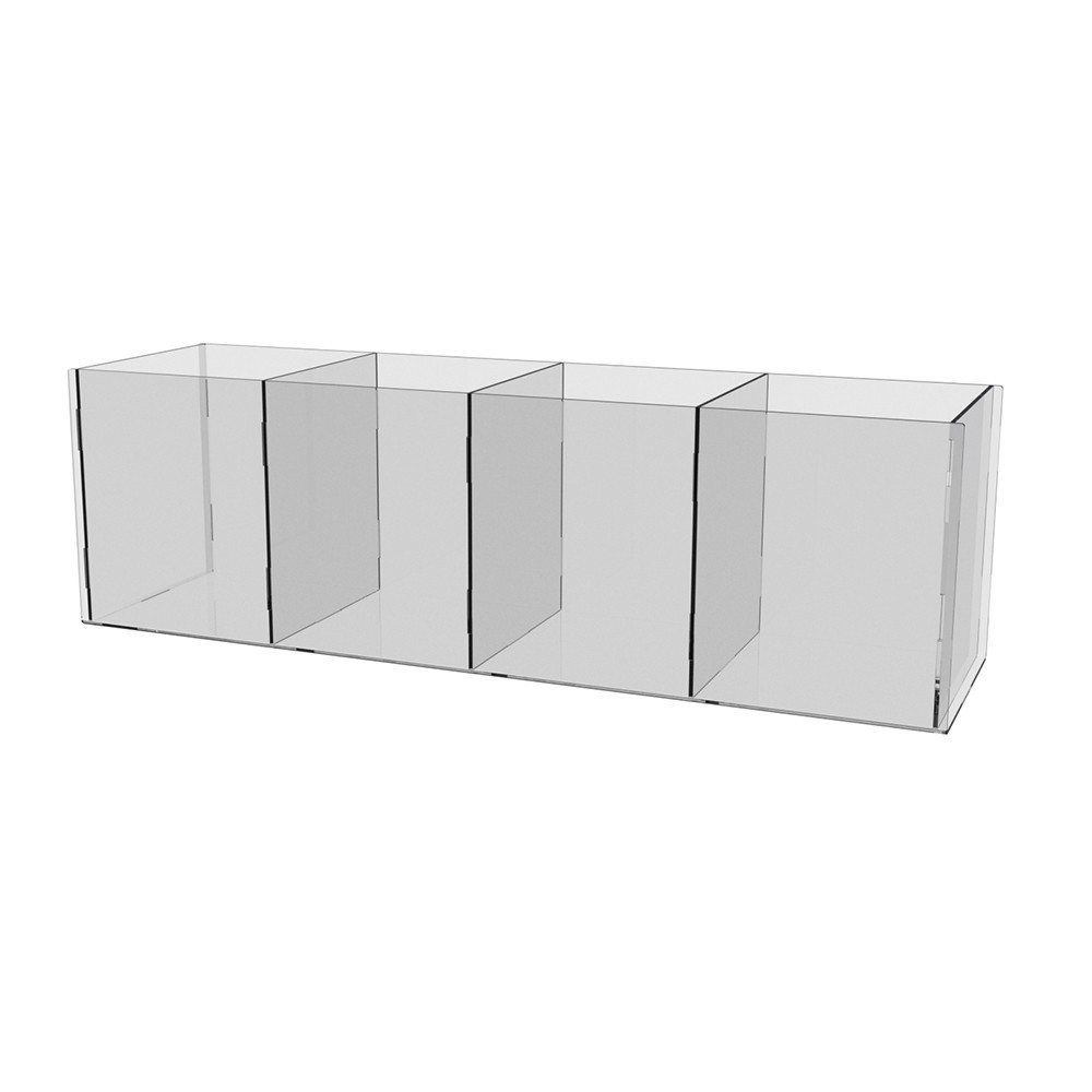 Коробка акриловая EKOSTAR 4 ячейки 330х100х90 Киев - изображение 1