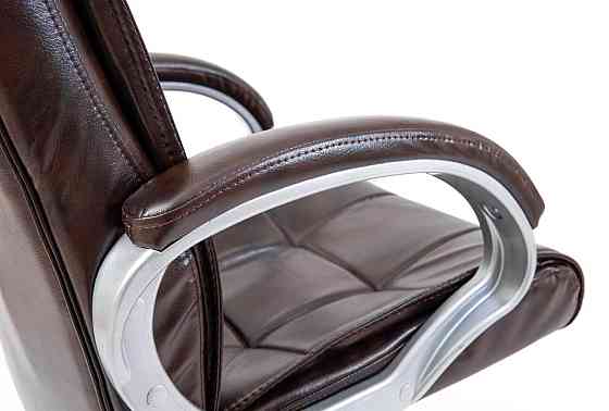 Офісне Крісло Керівника Richman Arizona Madras Dark Brown Хром М3 MultiBlock Коричневий Київ