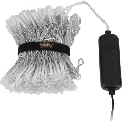 Гирлянда Twinkly Smart LED Curtain RGBW 400, Gen II, IP44, 1.45 х 2.1м, прозрачный (TWW400SPP-TEU) Винница