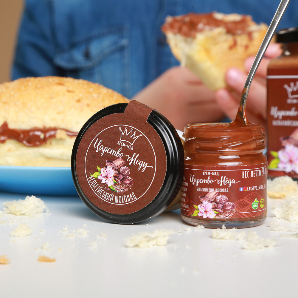 Шоколадний крем мед 50 грам Одеса - фото 2