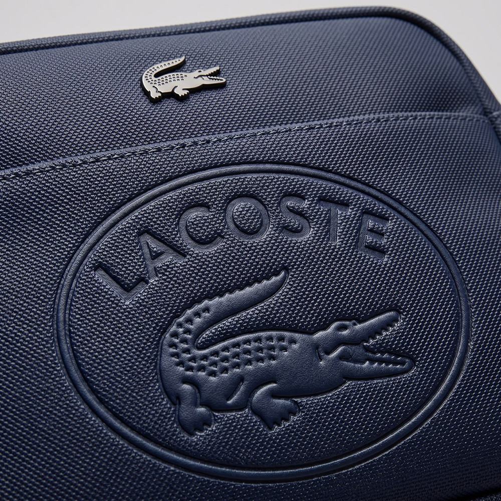 Мужская борсетка, сумка на плечо Lacoste (82413) blue Киев - изображение 10