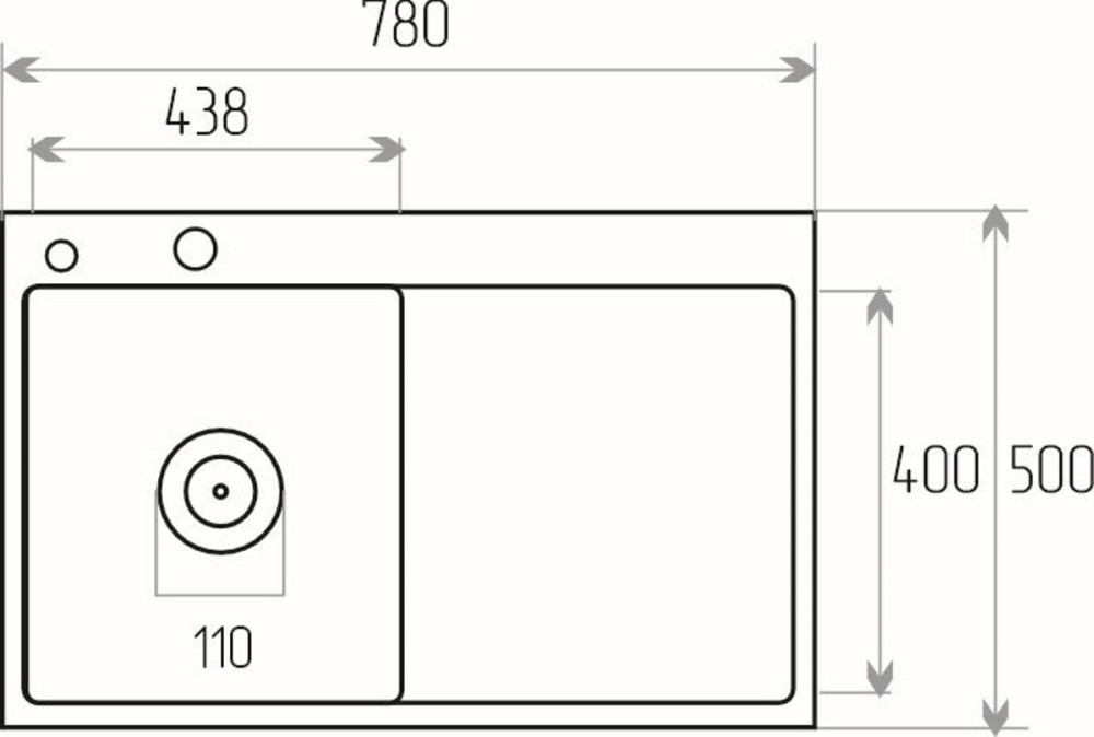 CM 78*50 R DÉCOR Мийка нержавійка Valeso Handmade (3.0/0.8) Коломыя - изображение 6