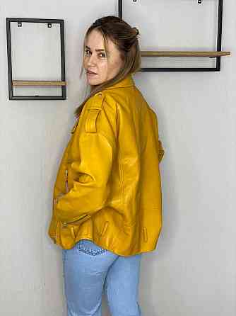 Женская куртка оверсайз Желтый S Харьков