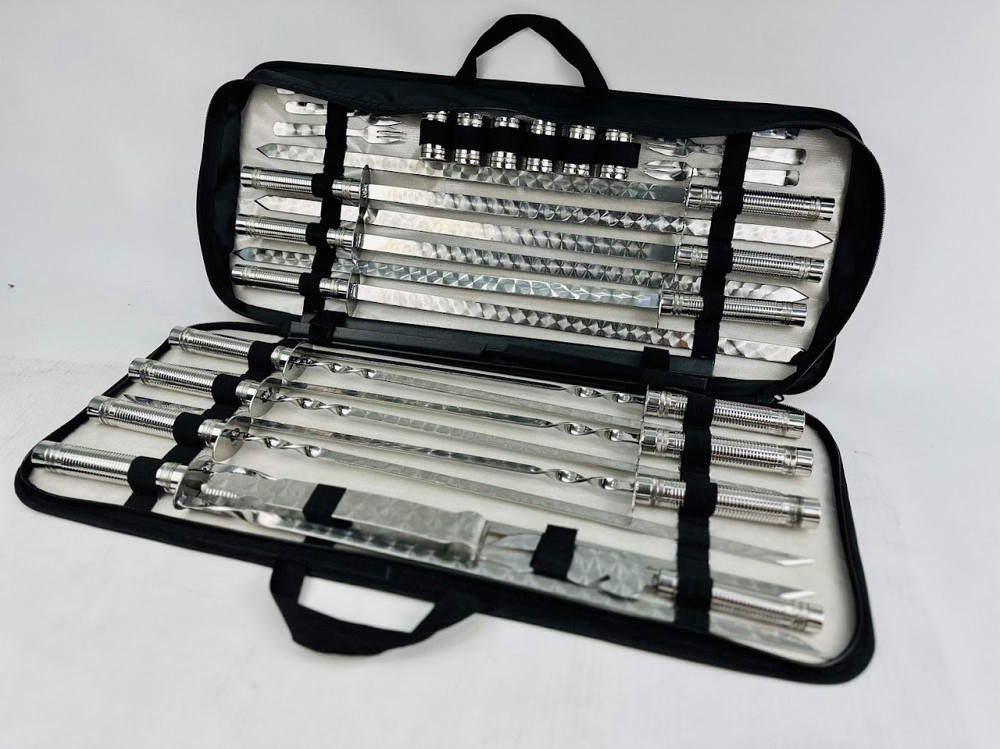 Набір шампурів для м'яса та люля-кебаб HAPPY DAYS подарунковий набір чоловікові Тернопіль - фото 6