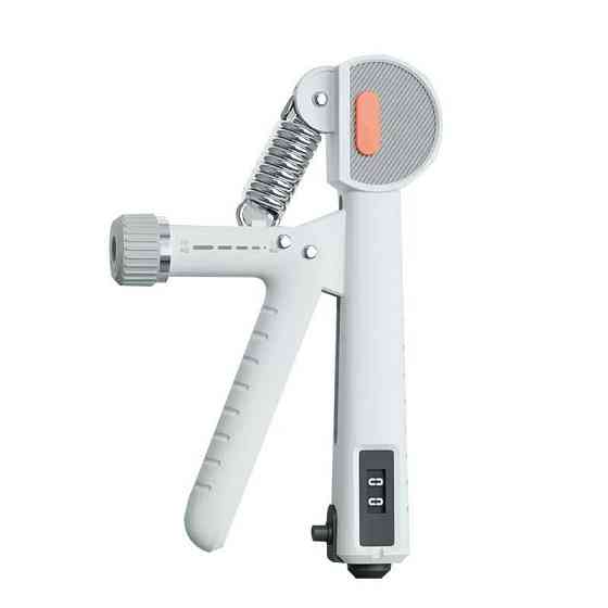 Еспандер кистьовий з лічильником PowerPlay PP-4401 з регульованим навантаженням 10-60 кг. Білий Київ