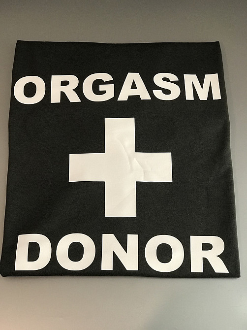 Футболка с надписью DONOR + ORGASM Черновцы - изображение 2