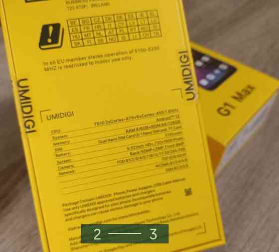 Телефон: UMIDIGI G1 MAX 6/128Gb Киев