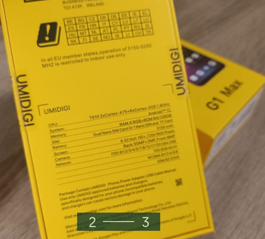 Телефон: UMIDIGI G1 MAX 6/128Gb Київ - фото 3