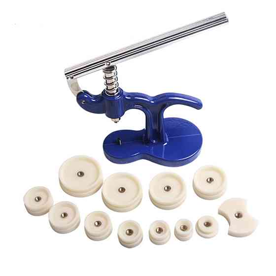 Пресс для закрытия крышек часов с 12 насадками Киев