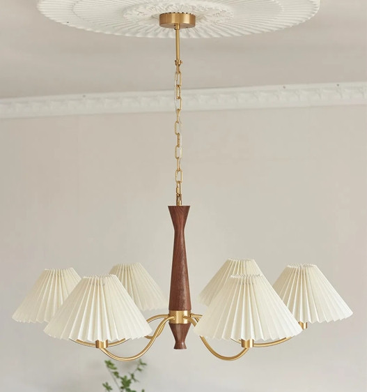 Люстра светодиодная потолочная 6912 Патриция (Золотистый) 6 плафонов Винница - изображение 6