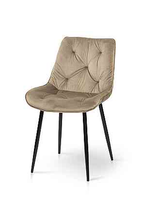 Стілець Прадо чорний/ велюр мокрий пісок Киев