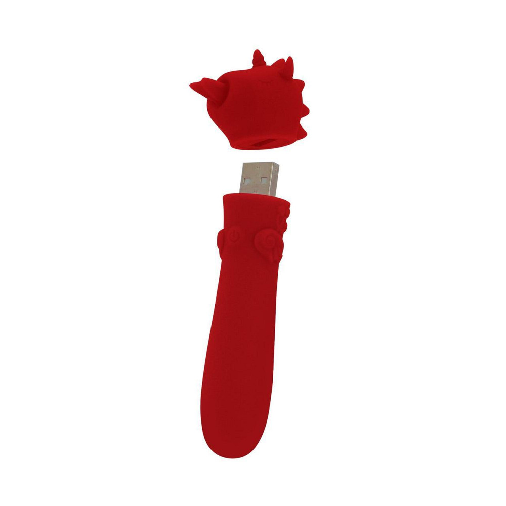 Вібратор-єдиноріжка Unihorn USB Bullet – Blaze Diablo віброкуля, USB-зарядка, 10 режимів Sex Aura Київ - фото 2