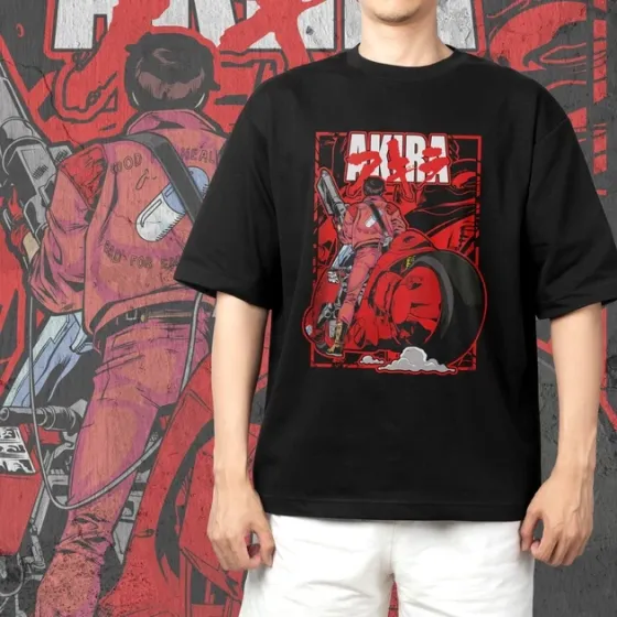 Футболка для подростка мальчика с принтом Акира Размер 160 Anime10598 Днепр