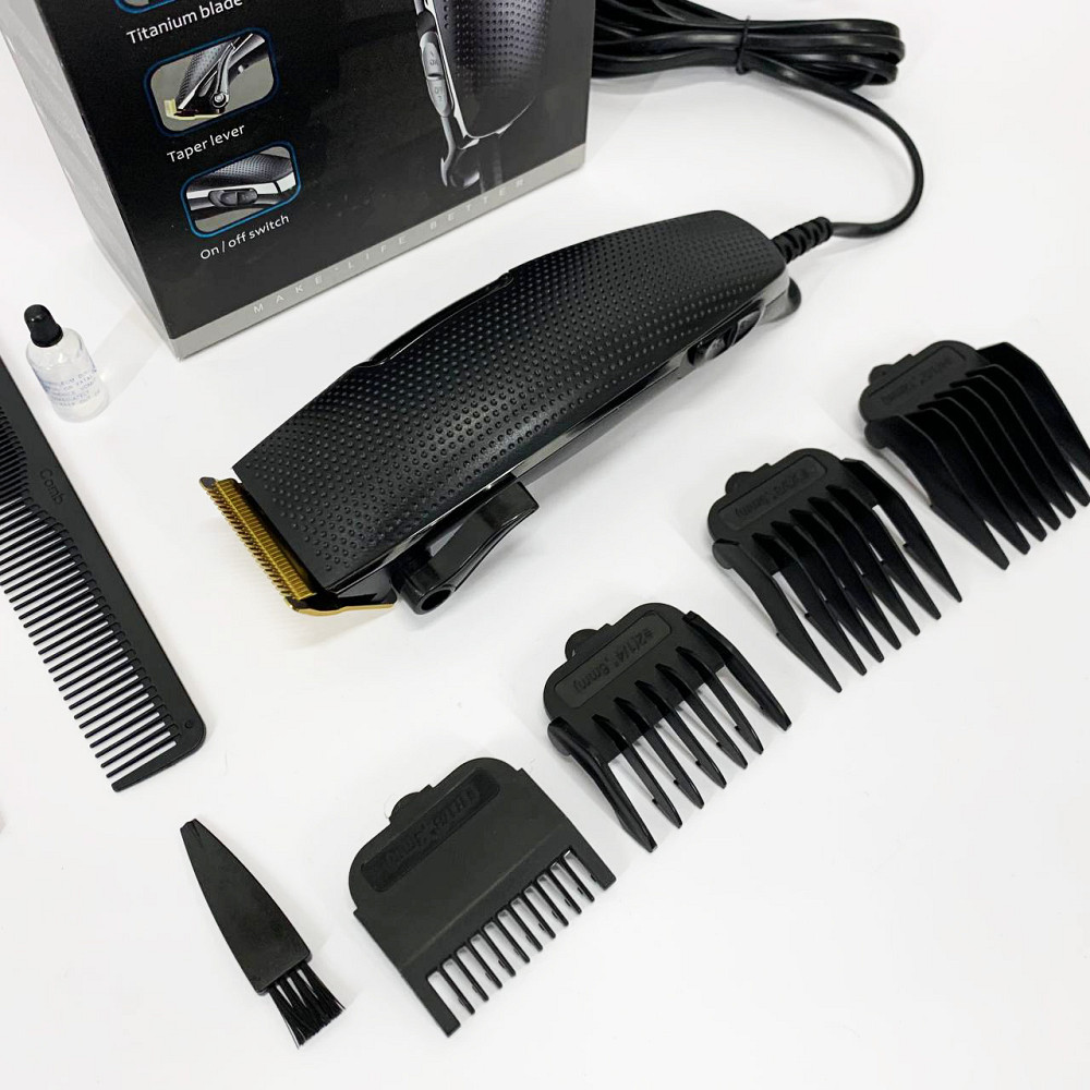 Профи машинка для стрижки волос Gemei, Электрическая машинка для стрижки бытовая Триммер висков UE-42 Львов - изображение 9