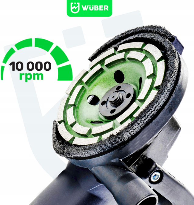 Шлифовальная машина для бетона 1400Вт Wuber (Польша) Киев - изображение 4