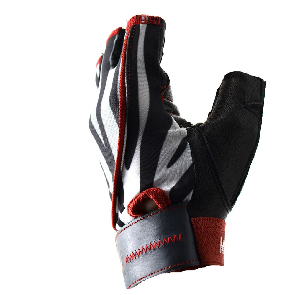 Рукавички для фітнесу MadMax MFG-911 Nine-eleven Zebra B&W zebra S Каменское - изображение 8