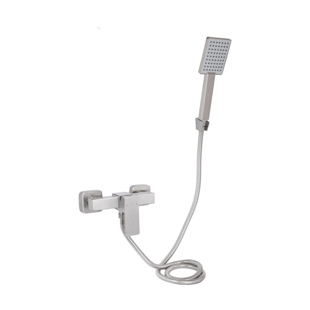Смеситель для душа Lidz Kubis 010 (с душевым гарнитуром) (k35) LDKUB010NKS28535 Nickel Киев - изображение 10