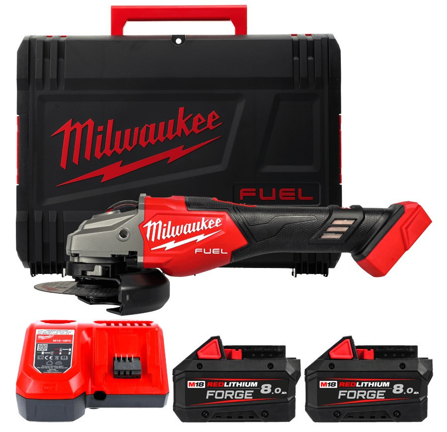 Шлифмашина угловая - болгарка аккумуляторная бесщеточная MILWAUKEE, M18 FHSAG125XB2-802X, диаметр 125мм (зарядное устройство M12-18 FC Одесса - изображение 1