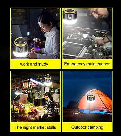 Фонарик аккумуляторный с пультом светодиодный с USB разъёмом повербанк солнечная батарея 11 на 9.5 см голубой Киев