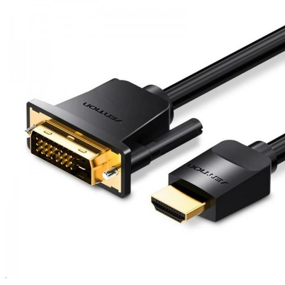Кабель Vention HDMI to DVI Cable 1M Black (ABFBF) Киев - изображение 1