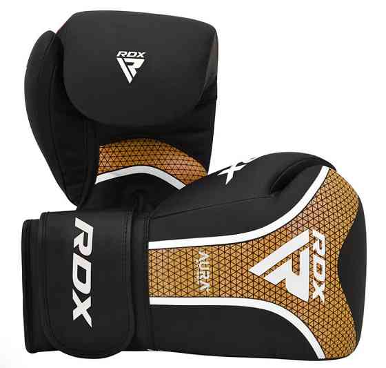 Боксерські рукавички RDX T17 Aura Black Gold 12 ун. Каменское