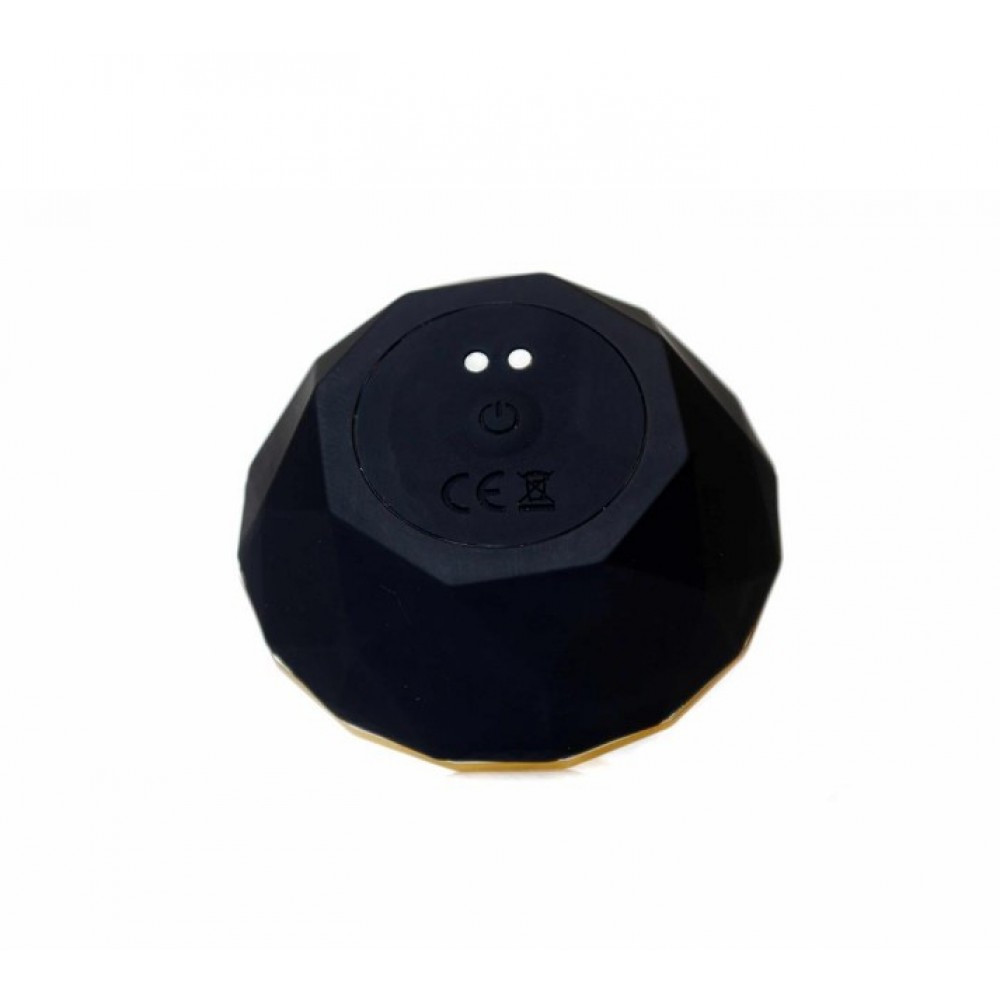 Вакуумний стимулятор клітора Diamond Air Massager USB 7 Function золотий Sex Aura Київ - фото 5